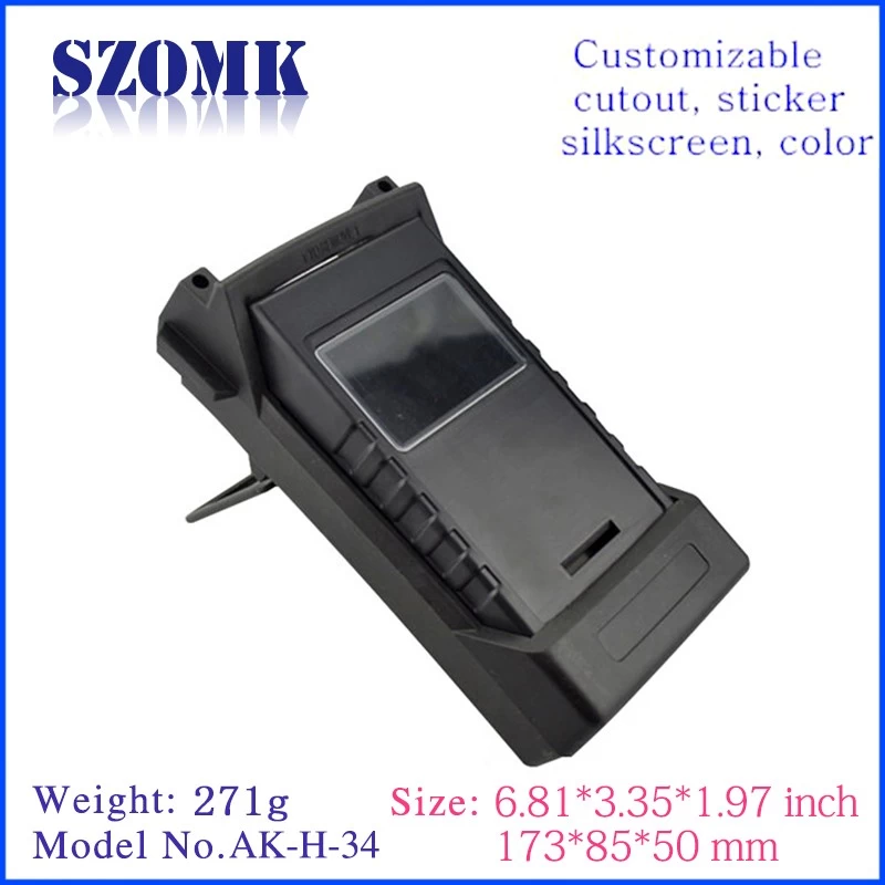 ABS handheld plastic enclosure cabinets for electronics from szomk /AK-H-34/173*85*50mm