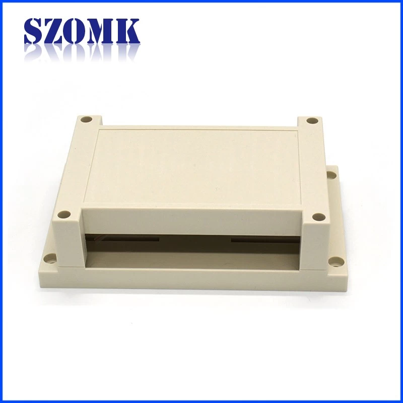 ABS plastic PLC Din Rail Enclosure electronic Switch Box for PCB AK80007 145*90*40mm