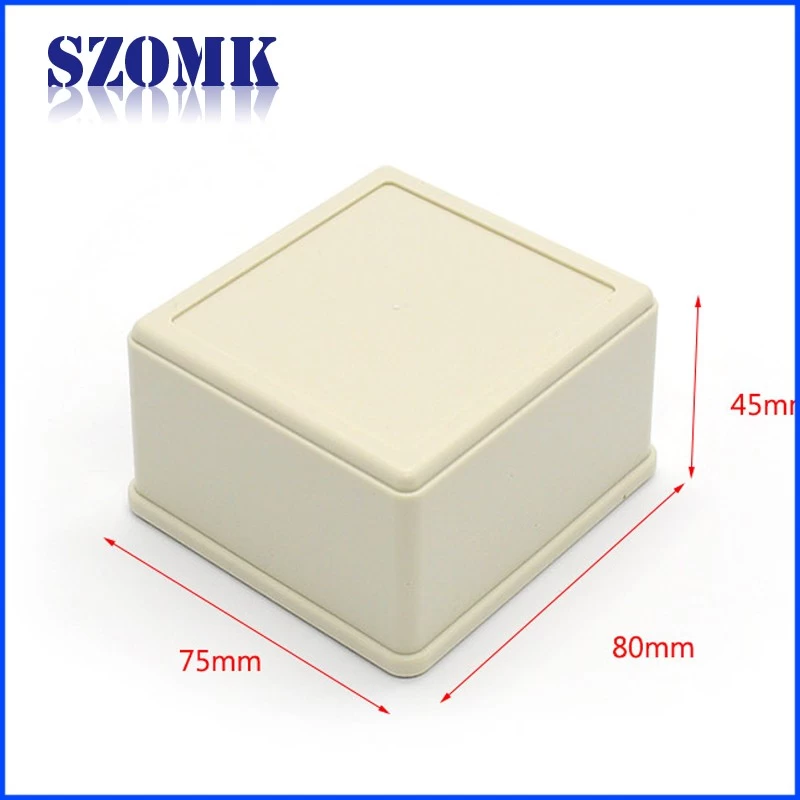 ABS plastic case with small coupling from SZOMK / AK-S-10 / 80x75x45mm