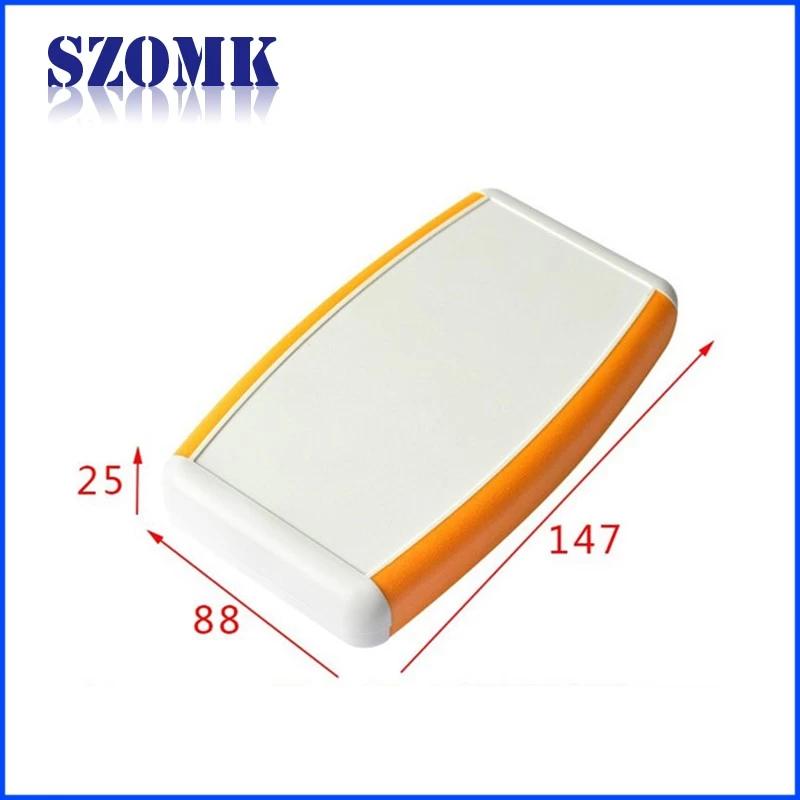 Abs plastic enclosure handheld electrical project box from szomk/AK-H-30/147*88*25mm