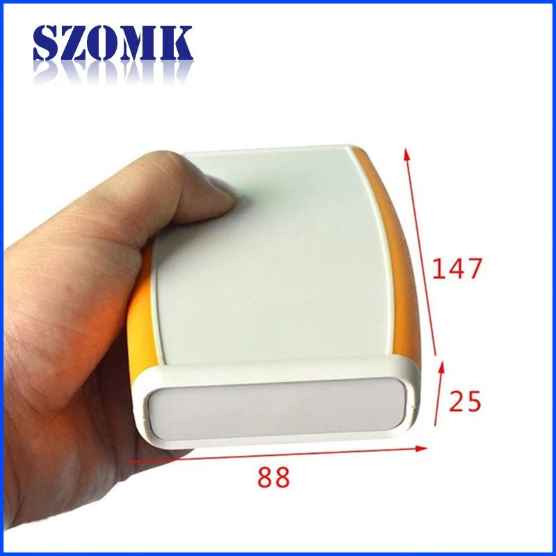 Abs plastic enclosure handheld electrical project box from szomk/AK-H-30/147*88*25mm