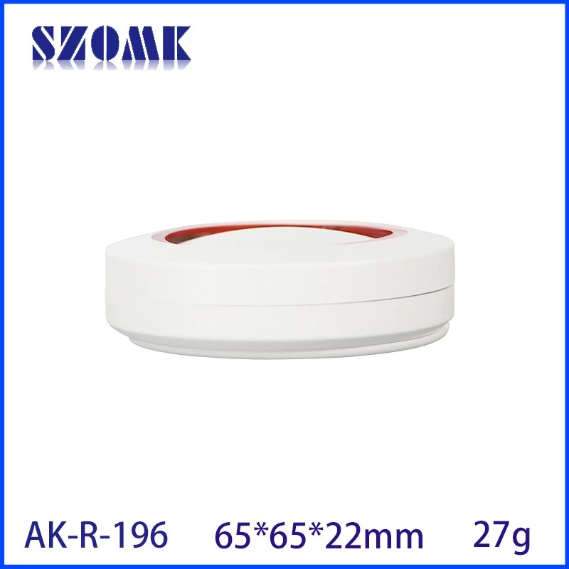 China Alarm button housing doorbell Bluetooth anti-loss device enclosure Emergency smart button case AK-R-196 65*65*22mm manufacturer