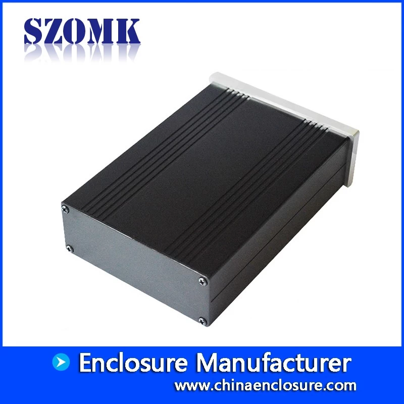China Beste heatsink elektronische versterker geëxtrudeerde aluminium behuizingen AK-C-C69 150 * 105 * 40 mm fabrikant