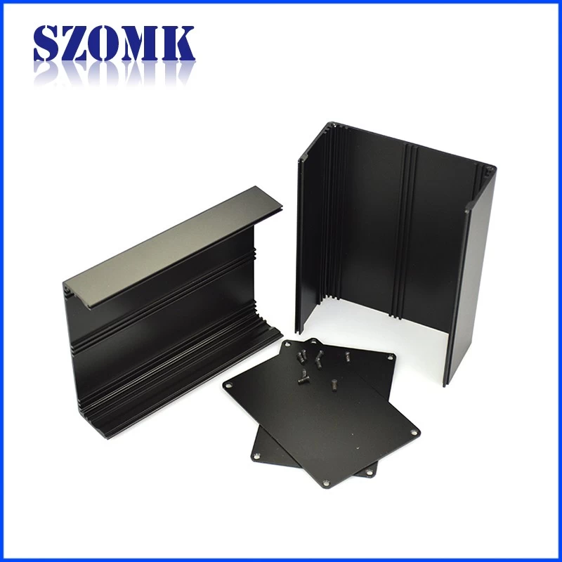 Black color china manufacturer custom 83*120*155mm aluminum project box enclosure/AK-C-C36