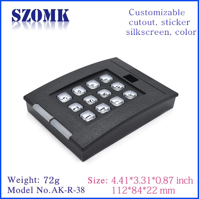 China Newest electronic project small abs box with keyboard AK-R-38 22*84*112mm