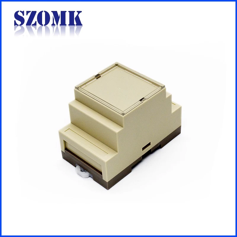 China OEM din rail plastic enclosure for electronic component ABS enclosure box  AK80002 86*60*52mm