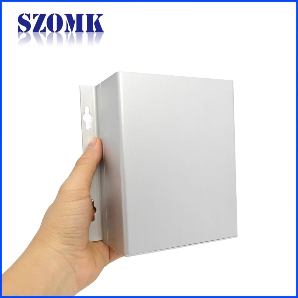 China electrical instrument aluminum profile enclosure metal junction box size 155*150*72mm