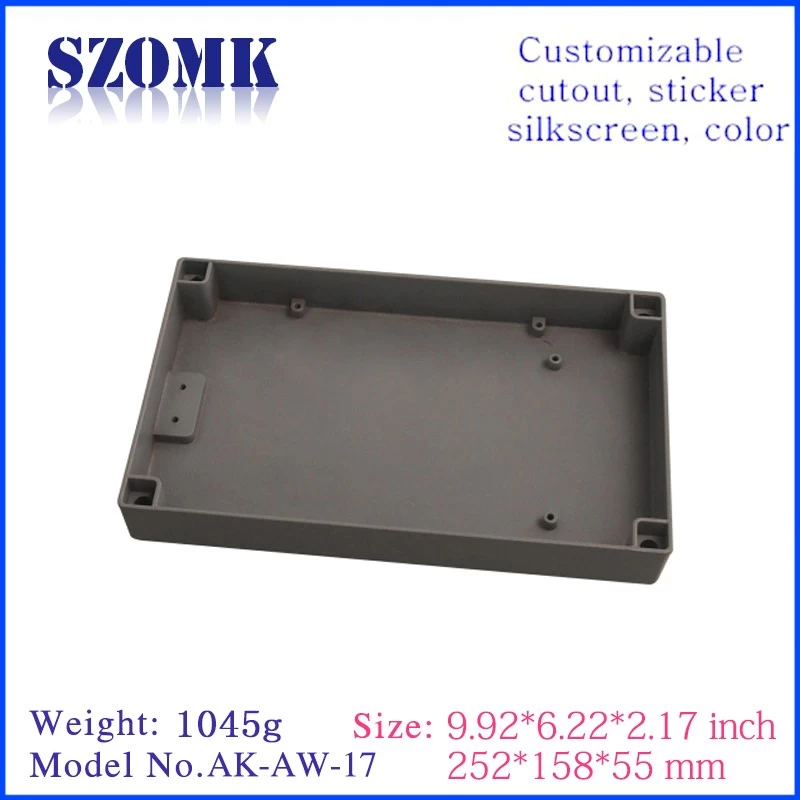 China high quality aluminum waterproof AK-AW-17  252*158*55mm for screen enclosures workplace