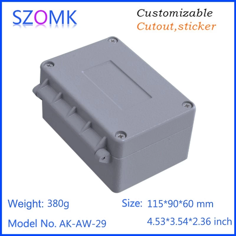 China high quality hard die-cast aluminum junction box AK-AW-29 115*90*60mm for outdoor