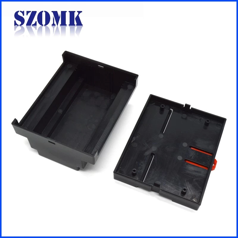 China hot sale abs plastic din rail junction enclosure supply AK-DR-04 107 * 87 * 59mm