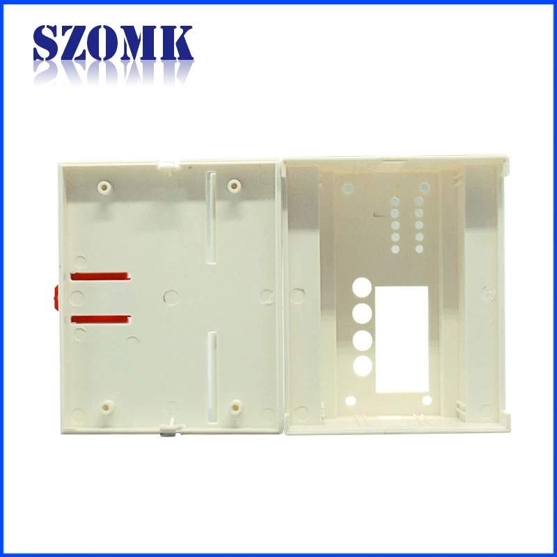 China hot sale abs plastic din rail junction enclosure supply AK-DR-04a 107 * 88 * 59mm