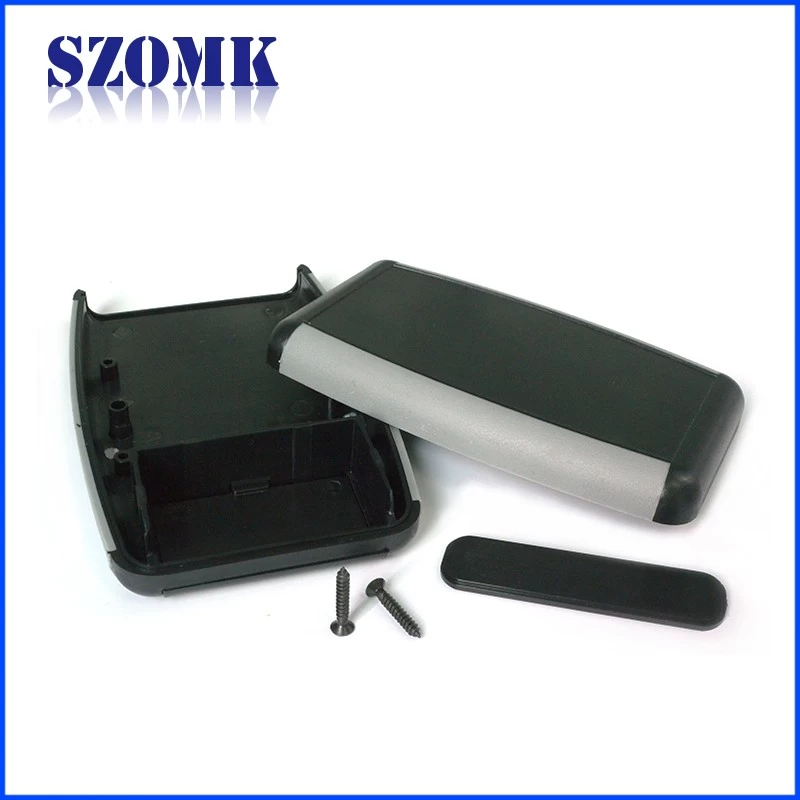 China hot sale high quality 117X79X24mm handheld abs plastic with battey holder enclosure supply/AK-H-07a