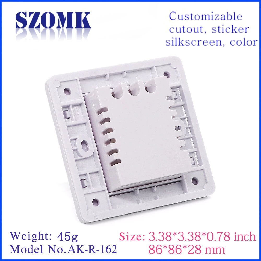 China new design abs plastic 86X86X28mm access control induction enclosrue supply/AK-R-162
