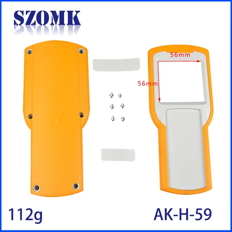 China orange handheld electronics pcb box plastic enclosure /AK-H-59