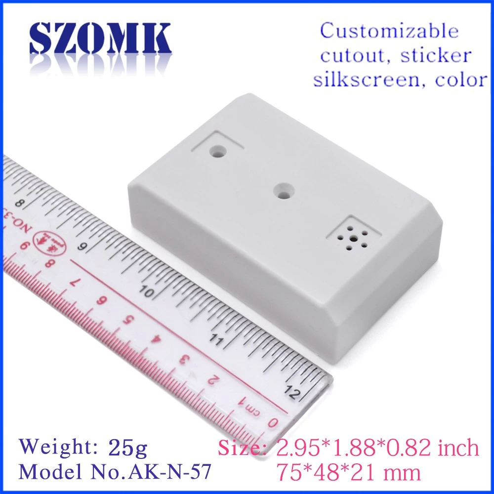 China supplier abs plastic enclosure sound connetctor shell housing size 75*48*21mm