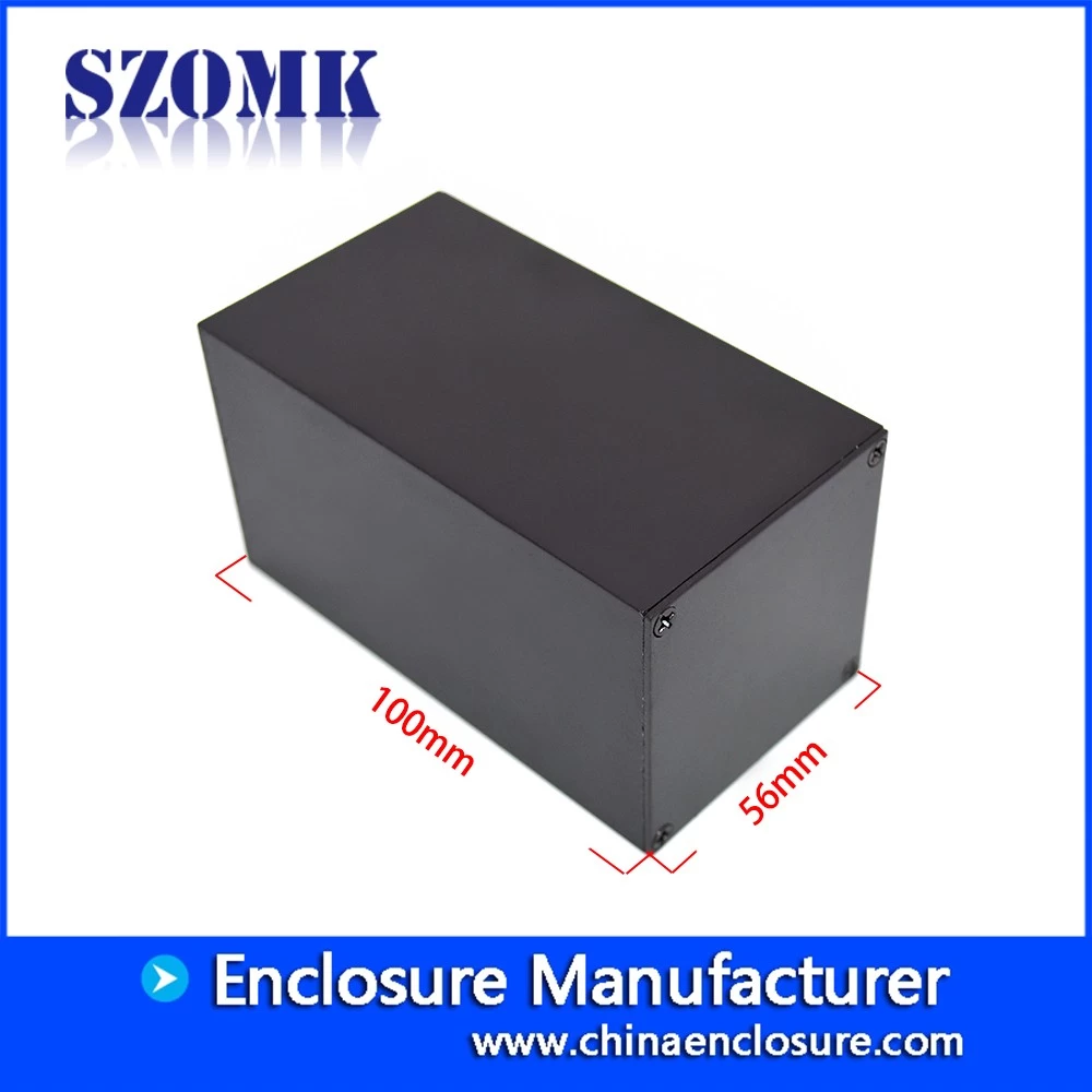 China supplier small order heat sink aluminum enxclosure for electronic device size 100*56*56mm