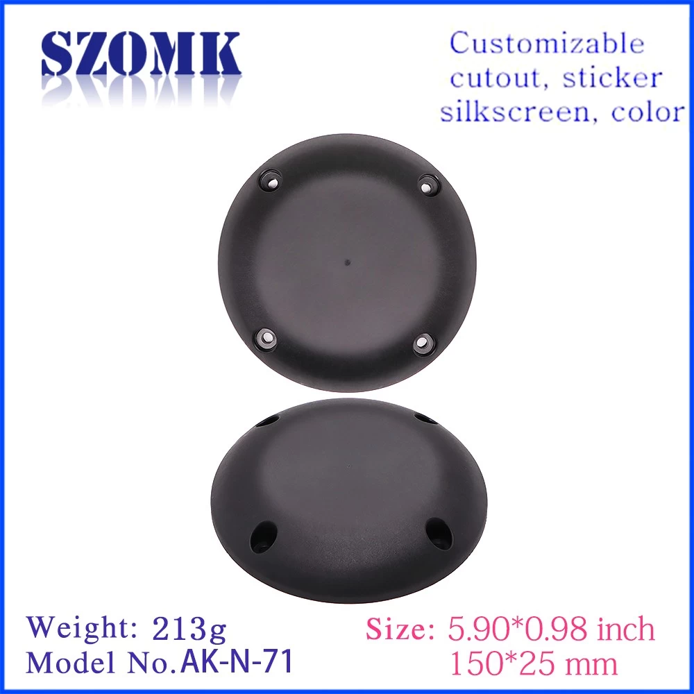 Custom Abs Geomagnetic sensor Enclosure IP68 Electrical Junction Plastic  Waterproof Electric Box for car parking SZOMK AK-N-71  150*25mm