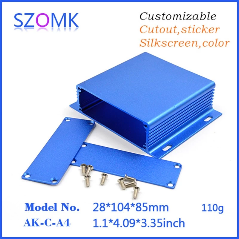 China Custom Electrical Anodized PCB Enclosures Portable Aluminum Alloy Project Box Hersteller