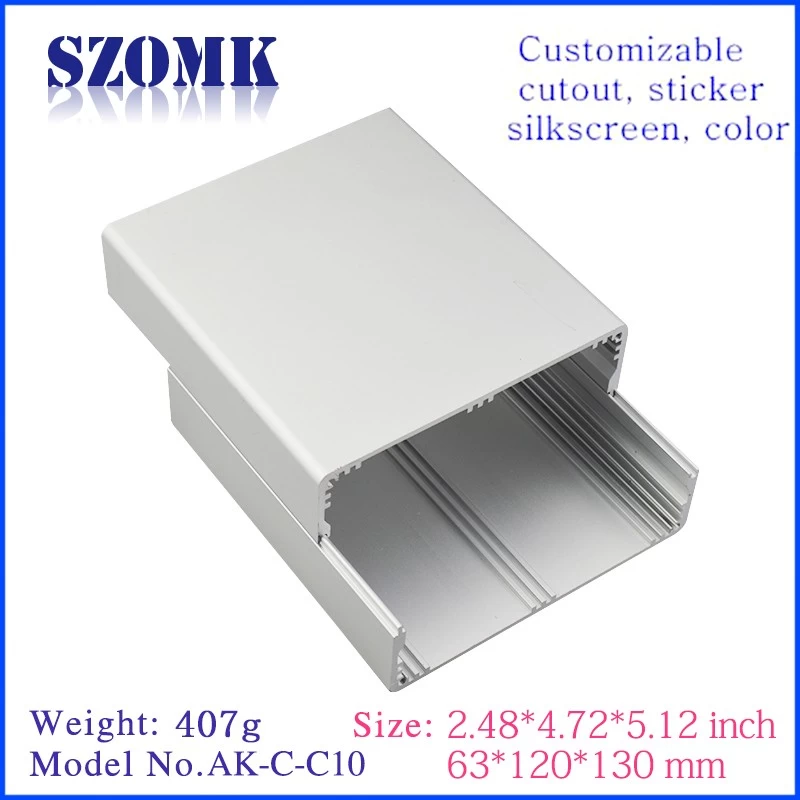 Custom Processed Factory Extrusion Aluminum Material Electrical Junction Box Case Enclosure C10