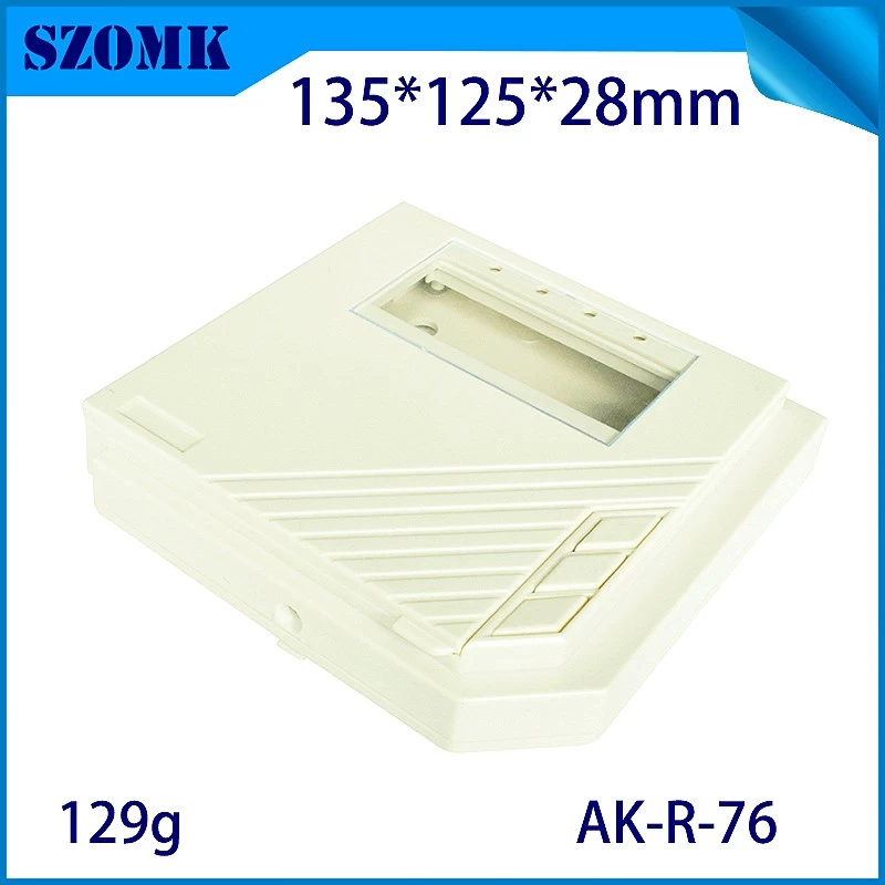 Custom industrial plastic enclosure with lcd display maufacture plastic access control enclosure with  28*125*135mm