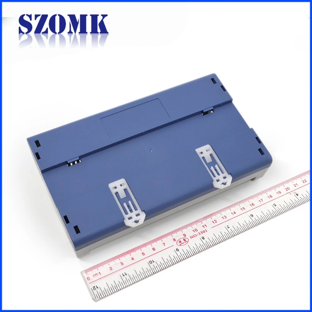 Customizable din rail plastic electronics box abs instrument pcb enclosure/193*112*56mm/AK-DR-56