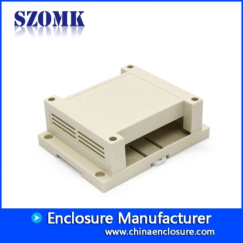 Customizaed electronic plastic din rail enclosure box for electronic device with 115*90*41mm