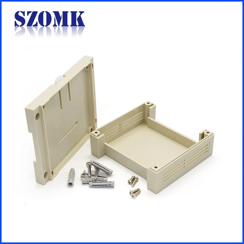 Customizaed electronic plastic din rail enclosure box for electronic device with 115*90*41mm