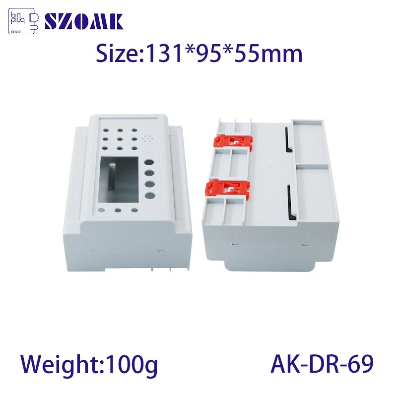 Din Rail Project Box Electronics Enclosures AK-DR-69