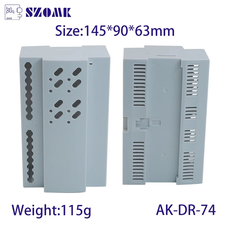 Din Rail Project Box Electronics Enclosures AK-DR-74
