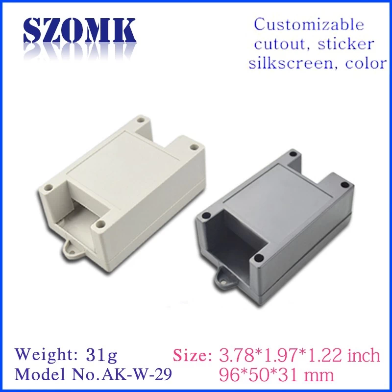 Electrical plastic junction box case abs plastic electronics pcb design housing Electrical Plastic Junction 96*50*31mm