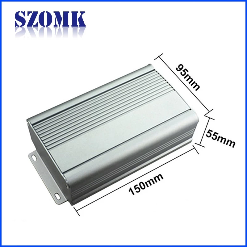Electronic Aluminum  Instrument Enclosures Shell for Project Production AK-C-C64 55(H)x95(W)xfree(mm) 2.17"x3.74"xfree