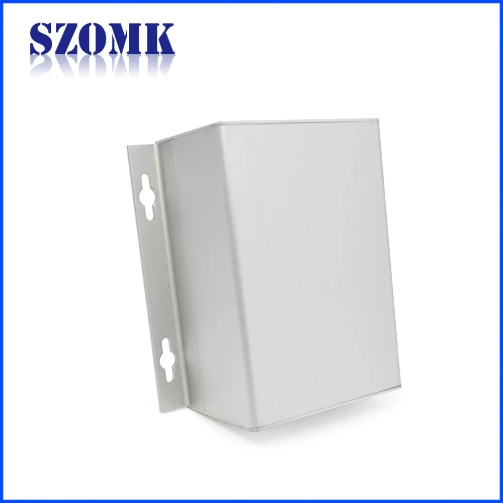 Electronic Shell Prototype Extruded Aluminum  Enclosure with nice surface treatment AK-C-A43  130*120*65mm manufacturer