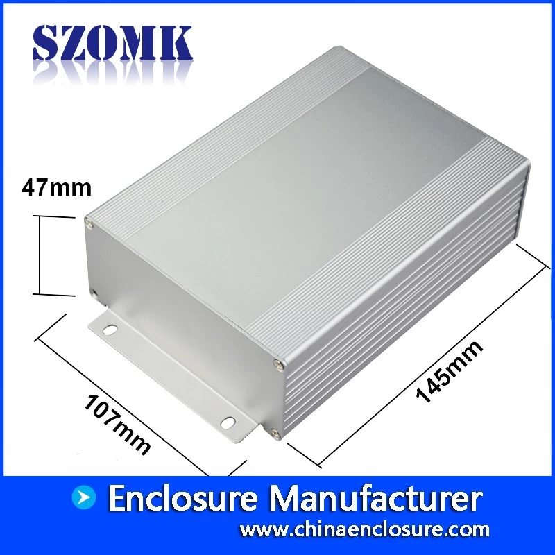 Electronic aluminum extrusion cabinet project box