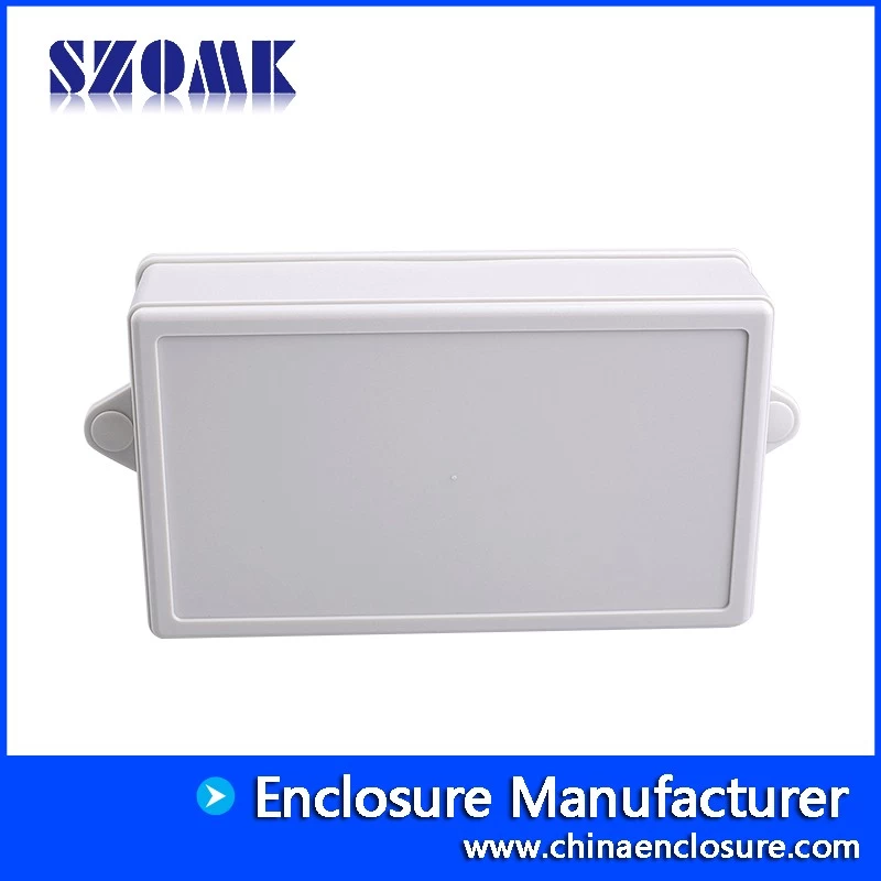 Electronic enclosure wall mounting abs plastic housing szomk junction box for PCB board AK-W-09 145*85*40mm