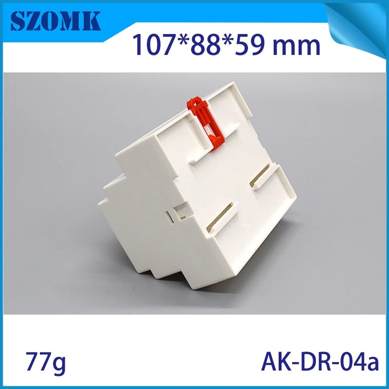 Electronics din enclosure junction box  wall mounting  housing electronic switch plastic box 107*88*59mm AK-DR-04A