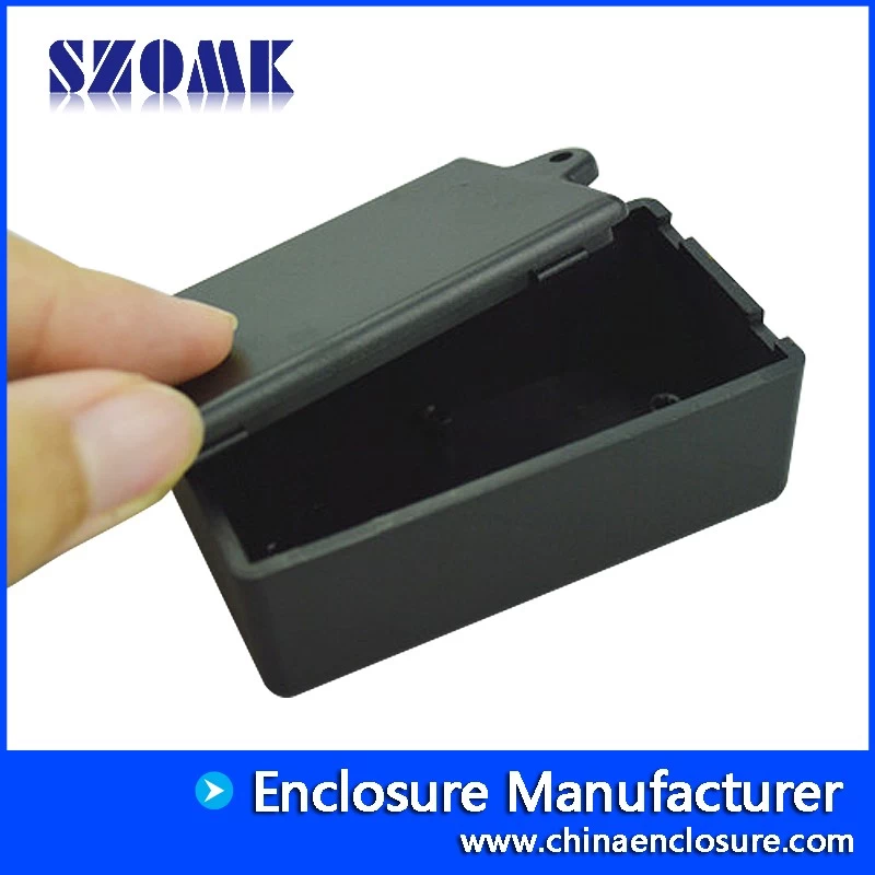 Wall mounting plastic junction box enclosures for electronics AK-W-03, 66x36x26mm