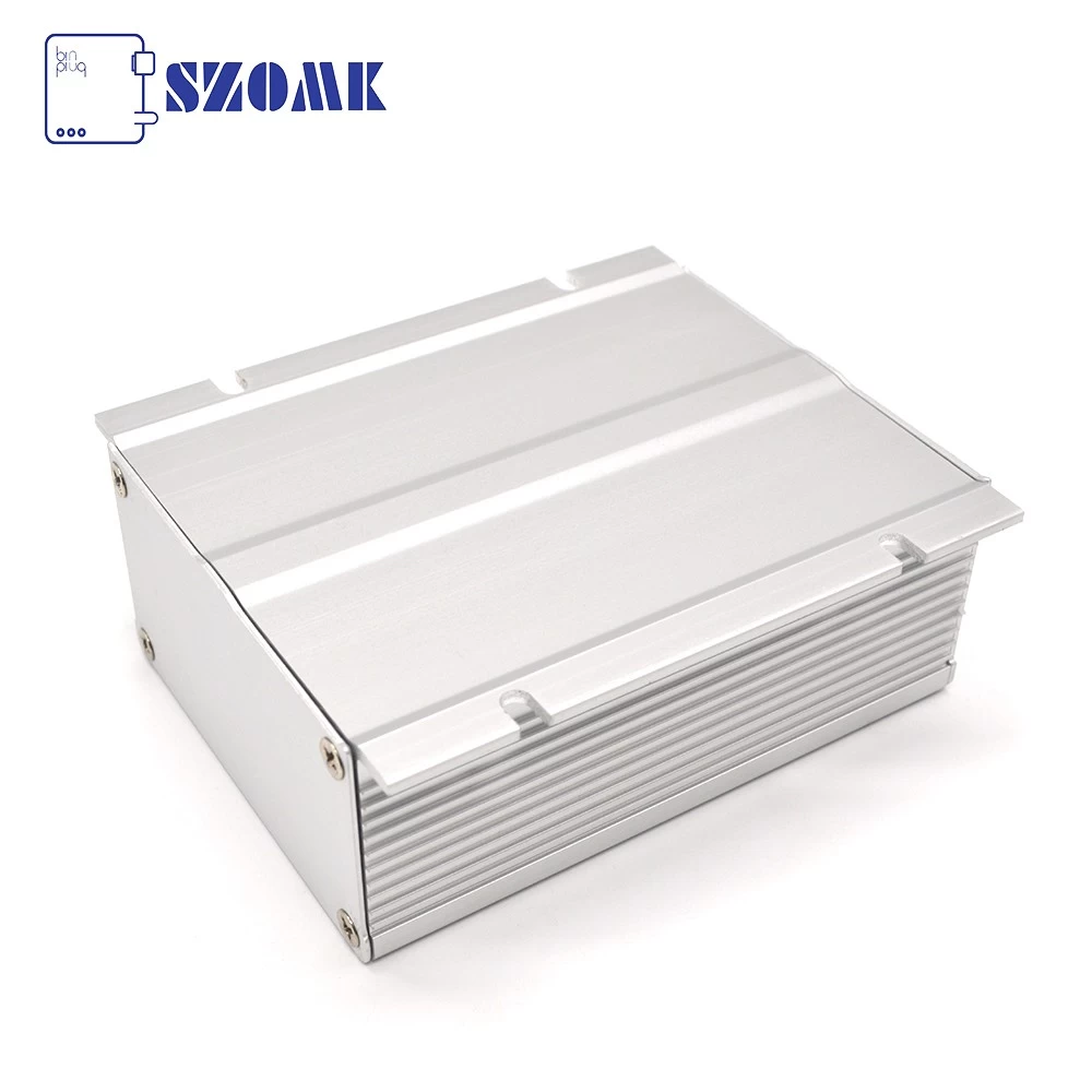 Extruded Anodized Enclosure Wall-mounted Electronic Box Aluminium With Heat Sink
