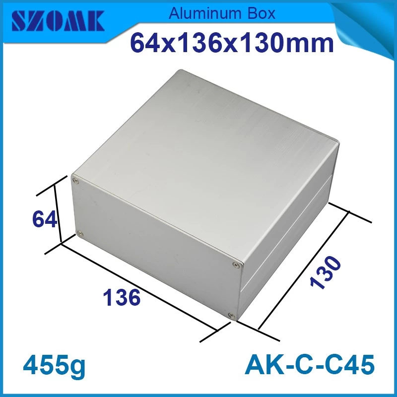Factory Custom Aluminum Enclosures Electronics Box AK-C-C45 64*136*130mm