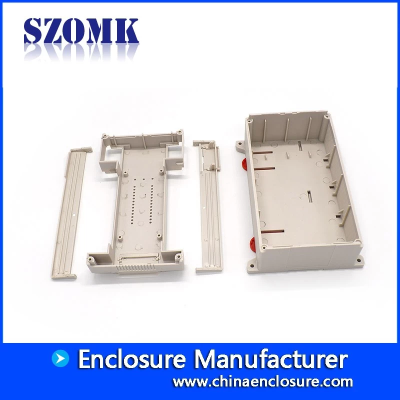 Factory supply multi-function plastic din-rail enclosure industrial control box AK-P-21 168*115*75 mm