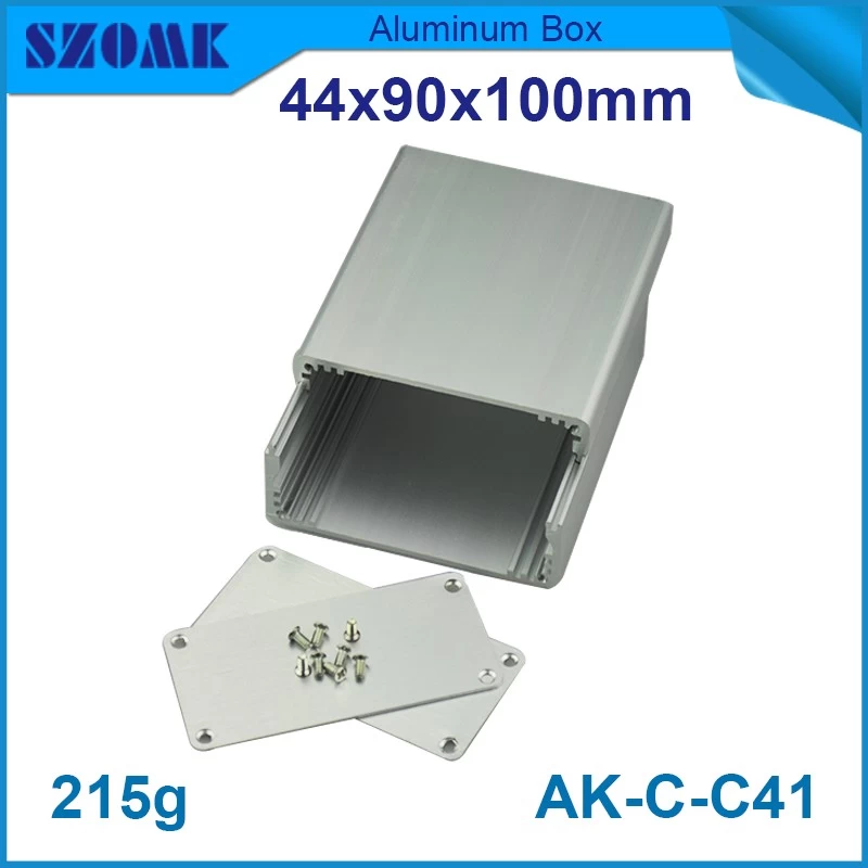 Free Length Custom Color Anodized Extruded Aluminum Enclosure Box AK-C-C4144*90*100mm