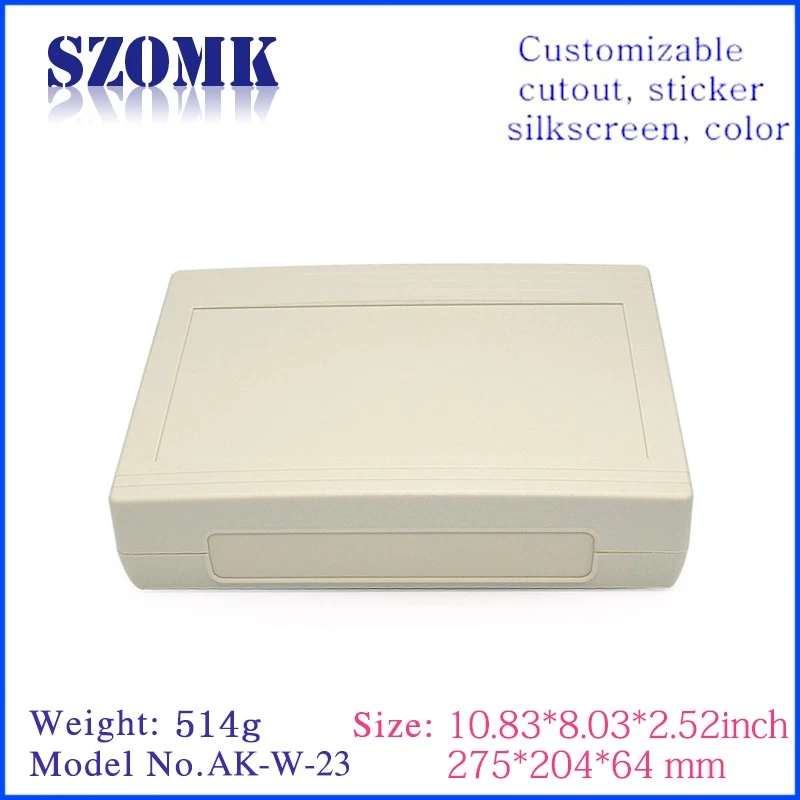 Good qualtity wall mount plastic case for electronics project box electrical cabinet box enclosure junction box 275*204*64mm
