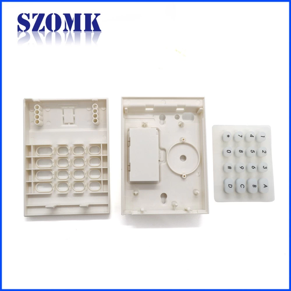 GuangDong high quality equipment door alarm 125X90X37mm ABS plastic electronics with keyboard enclosure supply/AK-R-151