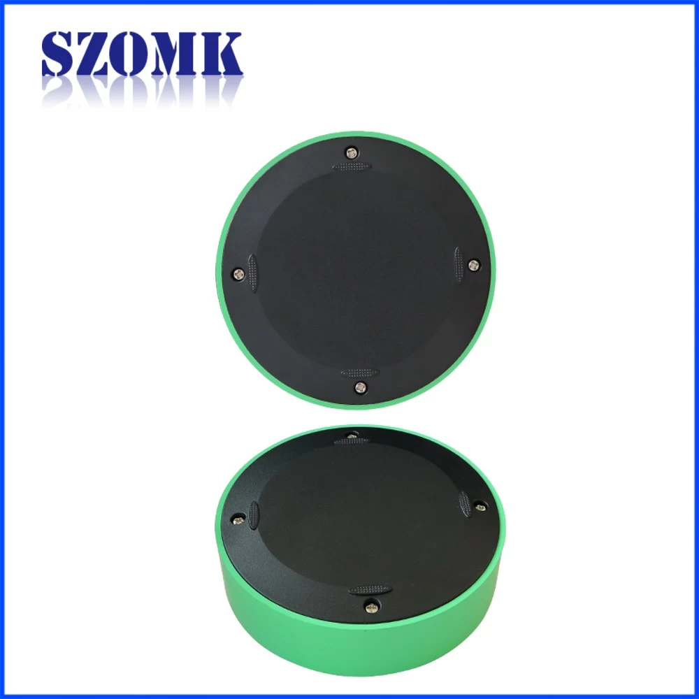 Guangdong abs plastic cylindrical 100X32mm junction box standard enclosure manufacture/AK-S-122