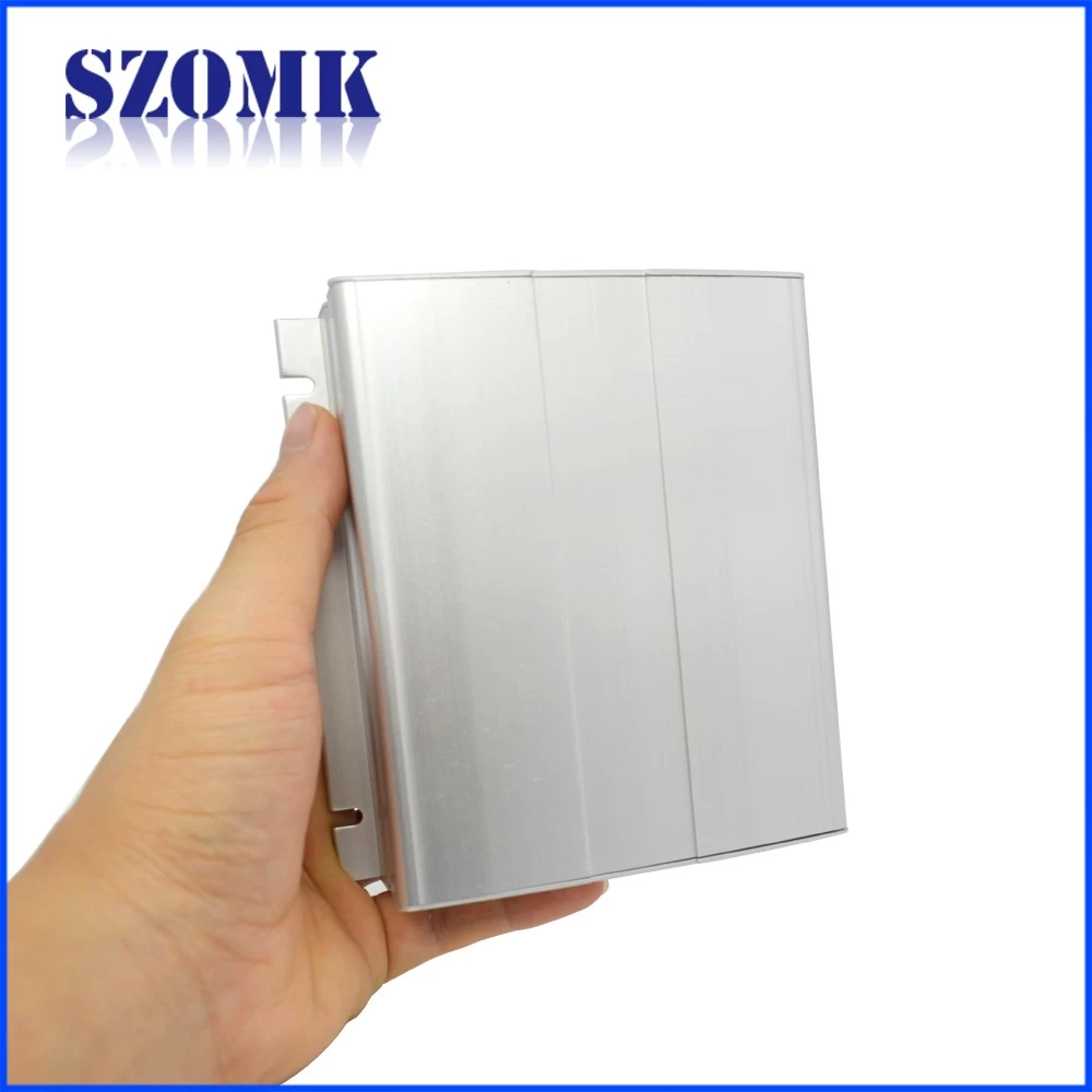 Guangdong high quality aluminum metal junction enclosure heat sink circuit board case size 132*128*38mm