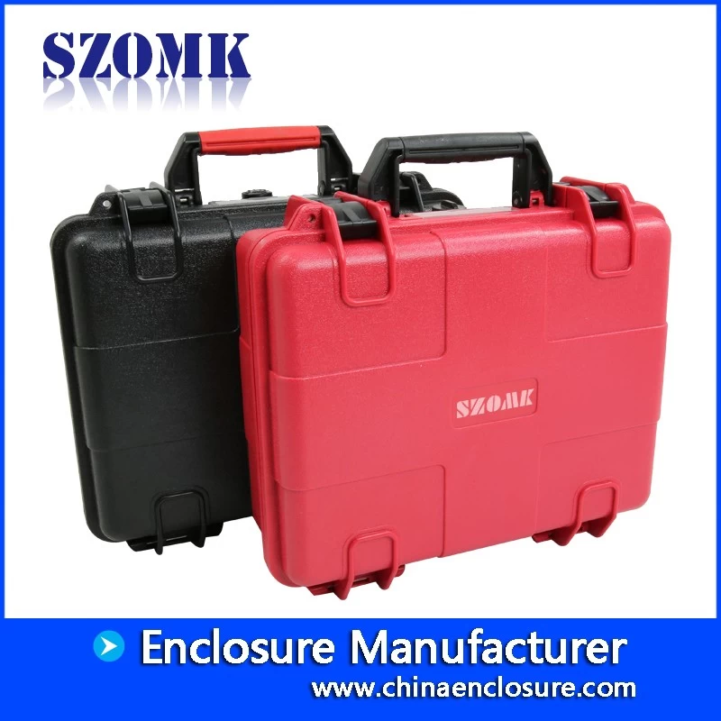 Handheld plastic tool box Multi-function portable instrument storage Case for Woodworking Electrician repair AK-18-01 280*246*106mm
