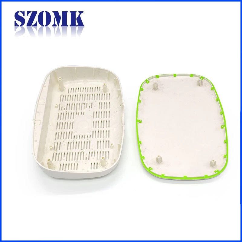 High Quality Plastic Network Router Enclosures from SZOMK/ AK-NW-37/ 210*132*46mm