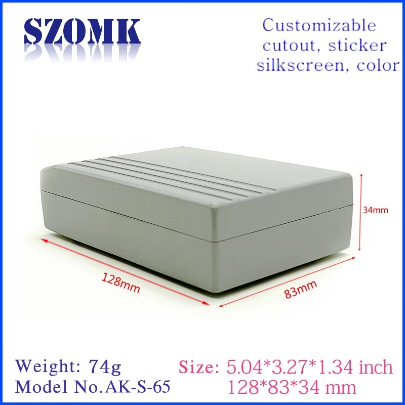 Guangdong high quality 177X94X35mm project abs plastic junction enclosure manufacture/AK-S-52