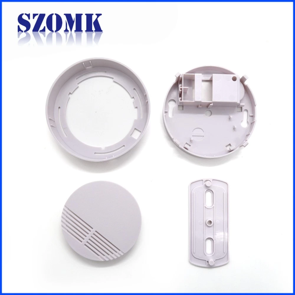 Shenzhen high quality 107X34mm abs plastic  smoke detector voice operated project enclosure manufacture/AK-N-54