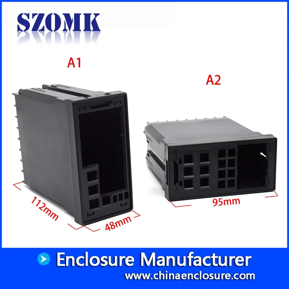 High quality ABS plastic din rail enclosure wall mount box for electronic devices AK-DR-52 112*95*48mm