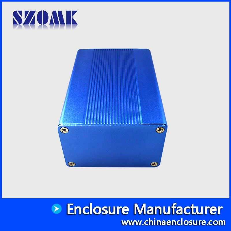 High quality extruded aluminum profile metal box for PCB AK-C-B1 45*70*100mm